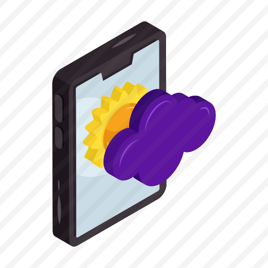 Mobile Weather App, Mobile Forecast, Mobile Overcast, Meteorology, Online Weather Forecast preview