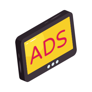 Online Ad, Ad Video, Advertising Video, Internet Ad, Digital Ad icon