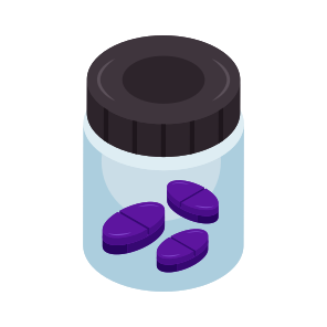 Pills Jar, Tablets, Capsules, Lozenge, Medicine icon