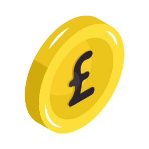 Pound Coin, Currency, Money, Cash, Finance icon