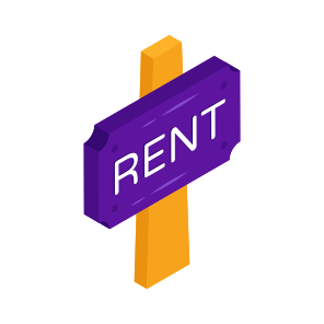 Rent Board, Roadboard, Signboard, Guideboard, Fingerboard, icon