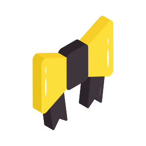 Ribbon Bow, Bowtie, Decorative Bow, Gift Bow, Bow, icon