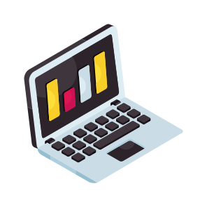 Statistics, Bar Chart, Bar Graph, Online Data Analytics, Infographic, icon