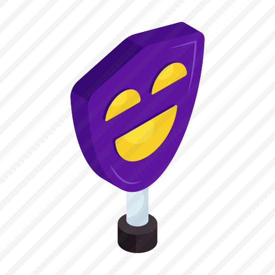 Theater Mask, Carnival Mask, False Face, Happy Mask, Smile Mask preview