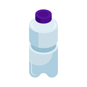 Water Bottle, Drink Bottle, Aqua Bottle, Water Flask, Water Container icon