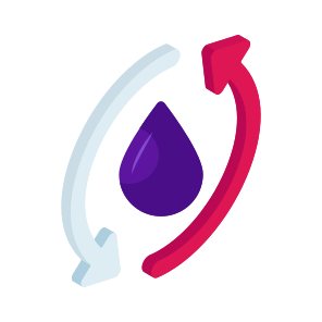 Water Recycling, Water Reprocess, Aqua Recycling, Aqua Reprocess, Water Drop icon