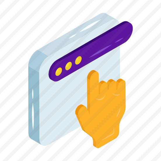 Web Click, Website Click, Webpage Click, Online Click, Gesture preview
