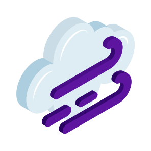 Windy Weather, Forecast, Windy Cloud, Meteorology, Wind Storm icon