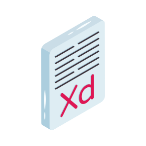 Xd File, File Format, Filetype, File Extension, Document icon