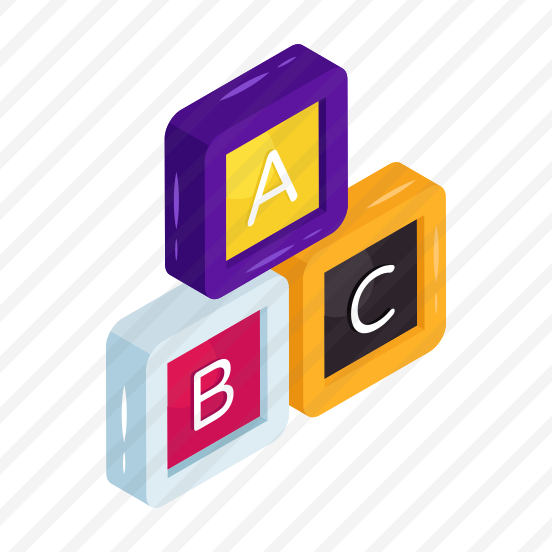 Abc Blocks, Abc Learning, Basic Education, Kindergarten, Basic Learning, preview