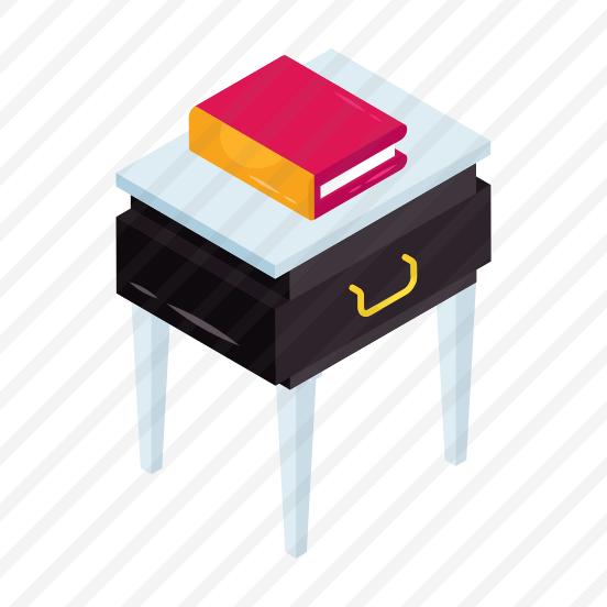 Book Table, Nightstand, Furniture, Drawer Table, Bed Stand, preview