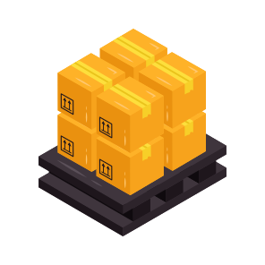Cartons, Packages, Parcels, Boxes, Logistic Delivery icon