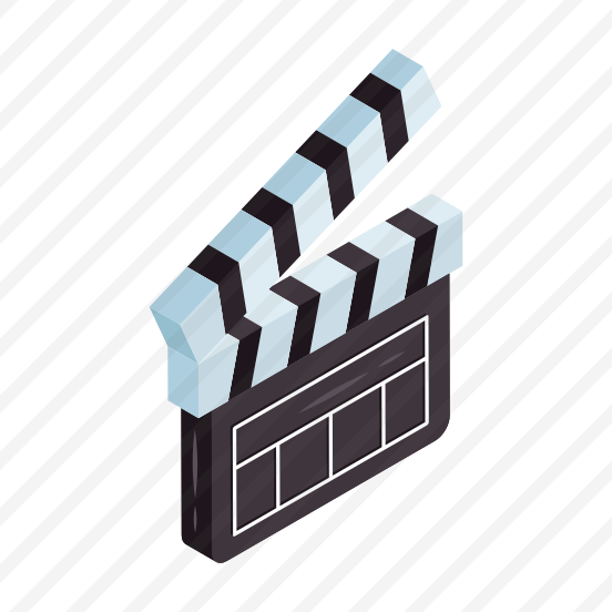 Clapperboard, Clapper Stick, Movie Board, Multimedia Board, Clapstick, preview