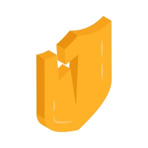 Cracked Shield, Broken Shield, Buckler, Protection Shield, Shield, icon