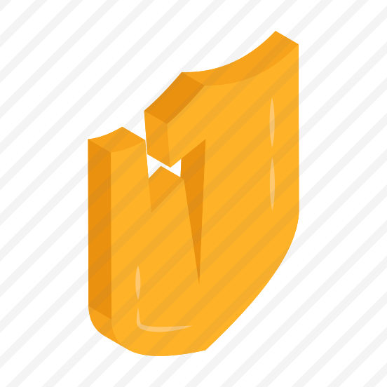 Cracked Shield, Broken Shield, Buckler, Protection Shield, Shield, preview