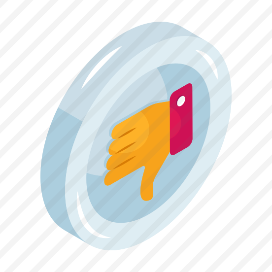 Customer Rating, Customer Review, Thumbs Down, Negative Feedback, Customer Response preview
