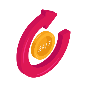 Customer Service, Hr, Round The Clock, Hr Service, Hr Support, Clockwise icon