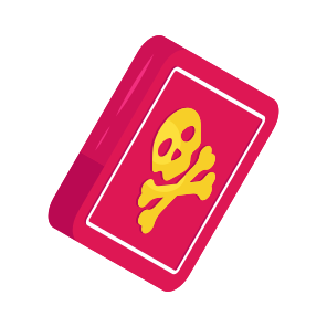 Danger, Skull, Death, Crossbones, Spooky icon