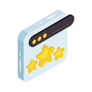 Favorite Website, Favorite Webpage, Starred Website, Starred Webpage, Web Rating icon