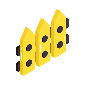 Fence, Barrier, Barricade, Obstacle, Blockade icon