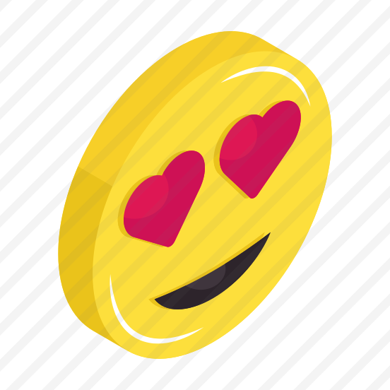 Heart Eyes Emoji, Emoticon, Emotag, Expression, Smiley preview