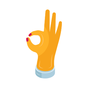 Ok Hand, Hand Gesture, Gesticulation, Ok Sign, Ok Symbol icon