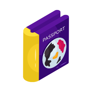 Passport, Visa, Permit, Travel Pass, Identity Pass icon