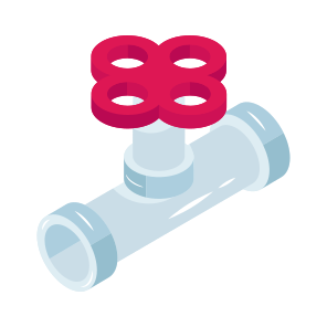 Pipe Valve, Plumbing, Pipe Connector, Stopcock, Petcock, icon