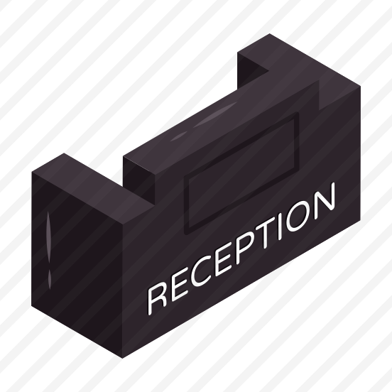 Reception Table, Reception Desk, Tabletop, Furniture, Interior preview