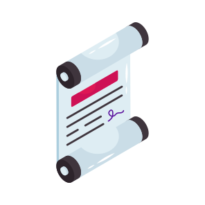 Scroll Letter, Scroll Paper, Scroll Message, Letter, Manuscript icon