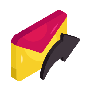 Send Mail, Forward Mail, Correspondence, Letter, Envelope, icon