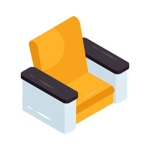 Sofa, Settee, Armchair, Comfortable Seat, Furniture, icon
