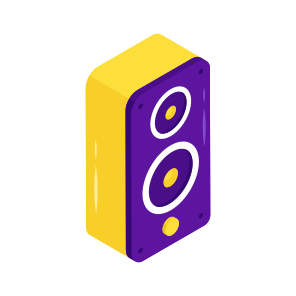 Sound Speaker, Sound System, Loudspeaker, Woofer, Audio Speaker icon