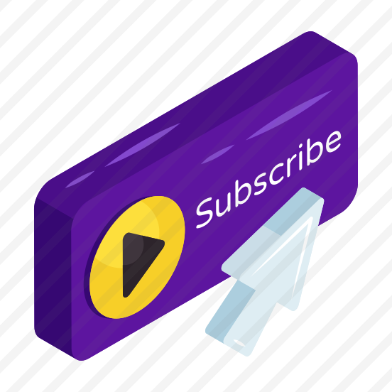 Subscribe Button, Video Subscription, Social Media, Social Network, Social Platform preview