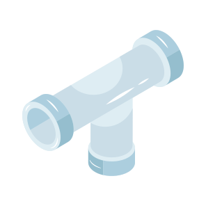 T Pipe, Pvc Pipe, Pipework, Polyvinyl Chloride Pipe, Pipe Elbow icon