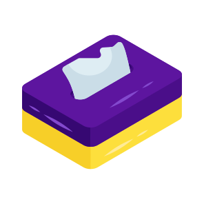 Tissue Box, Hygiene, Cleaning Paper, Tissue Papers, Napkins icon