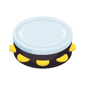 Tympan, Membranophone, Tambourine, Percussion, Music Instrument icon
