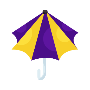 Umbrella, Canopy, Sunshade, Rainshade, Bumbershoot, icon
