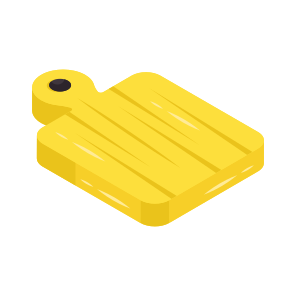 Vegetable Cutting Board, Kitchenware, Kitchen Utensil, Kitchen Accessory, Chopping Board icon