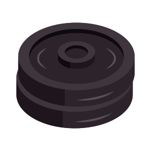 Weight Plates, Weight Discs, Tools, Equipment, Instrument, icon