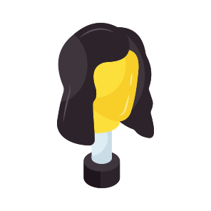 Wig, Artificial Hair, Hair Extension, Hairpiece, Toupee icon