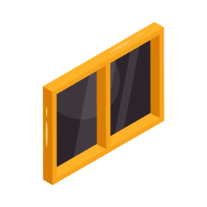 Window, Glass Pane, Window Pane, Casement, Decoration icon
