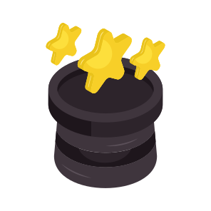 Magic, Magician Hat, Magician Cap, Magic Show, Bunny Hat icon