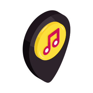 Music Location, Music Direction, Gps, Geolocation, Navigation icon