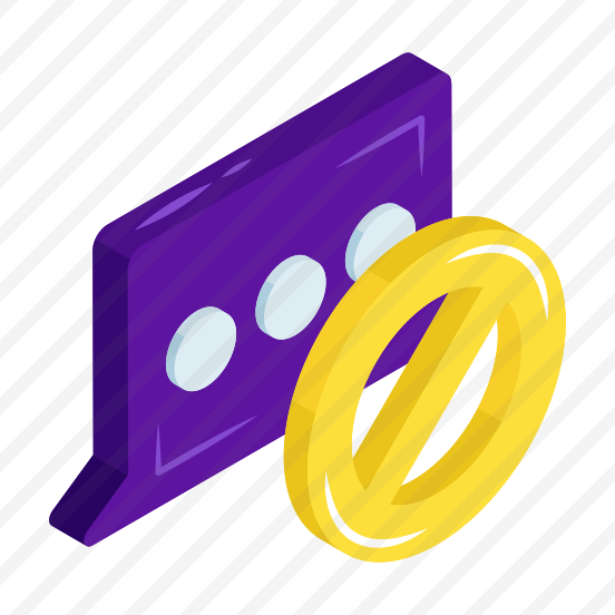 No Chat, No Message, No Communication, No Conversation, Chat Forbid preview