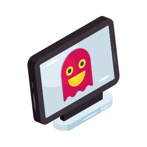 Pacman Game, Ghost Game, Online Game, Bubble Eating Game, Video Game icon