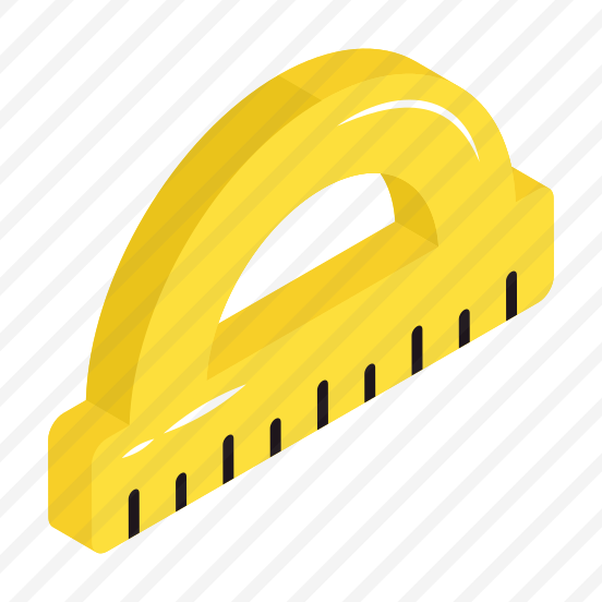 Protractor, Geometry Tool, Geometry Equipment, Stationery, Scale preview
