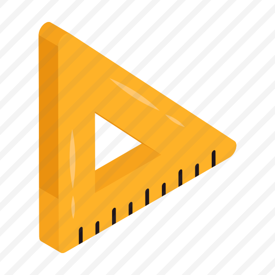 Rectangular Scale, Geometry Tool, Geometry Equipment, Inches, Centimeter preview