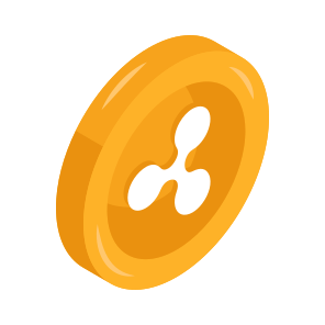 Ripple Coin, Cryptocurrency, Crypto, Money, Digital Currency icon