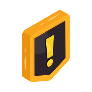Security Error, Security Alert, Security Warning, Caution, Exclamation icon